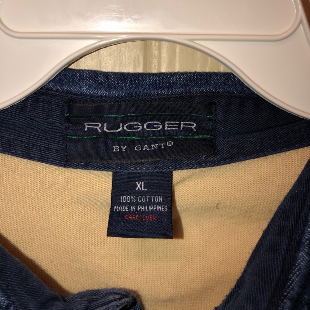 Colorblock Rugger Long Sleeve. - Picture 5 of 6